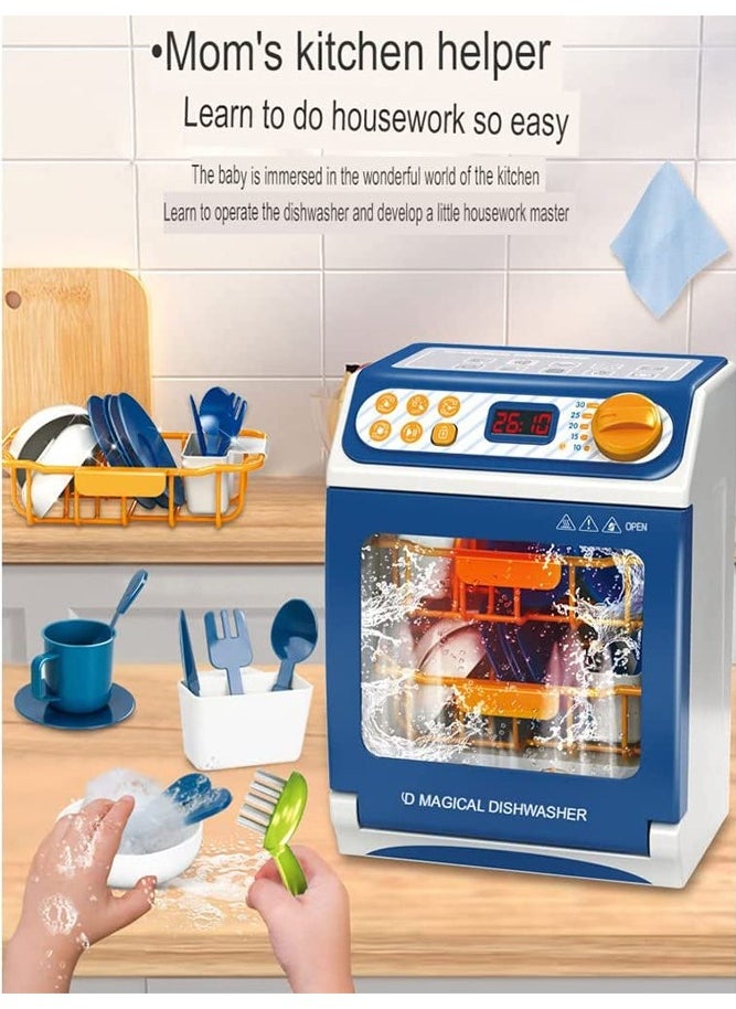 BELLSBERRY Dishwasher Toy -Electric Toy Set With Lights and Sounds Playset Designed for Children  - Image 3