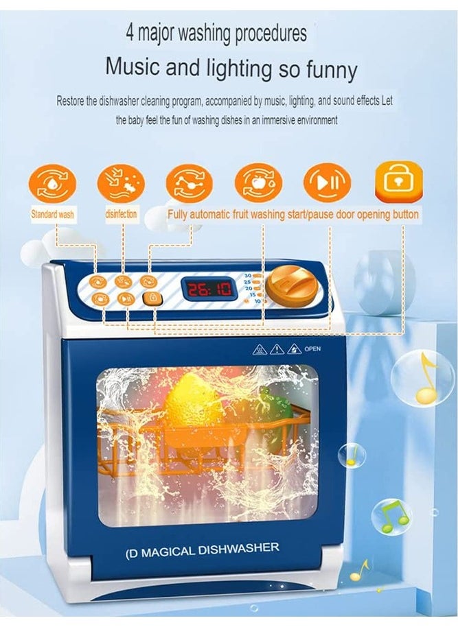 BELLSBERRY Dishwasher Toy -Electric Toy Set With Lights and Sounds Playset Designed for Children  - Image 4