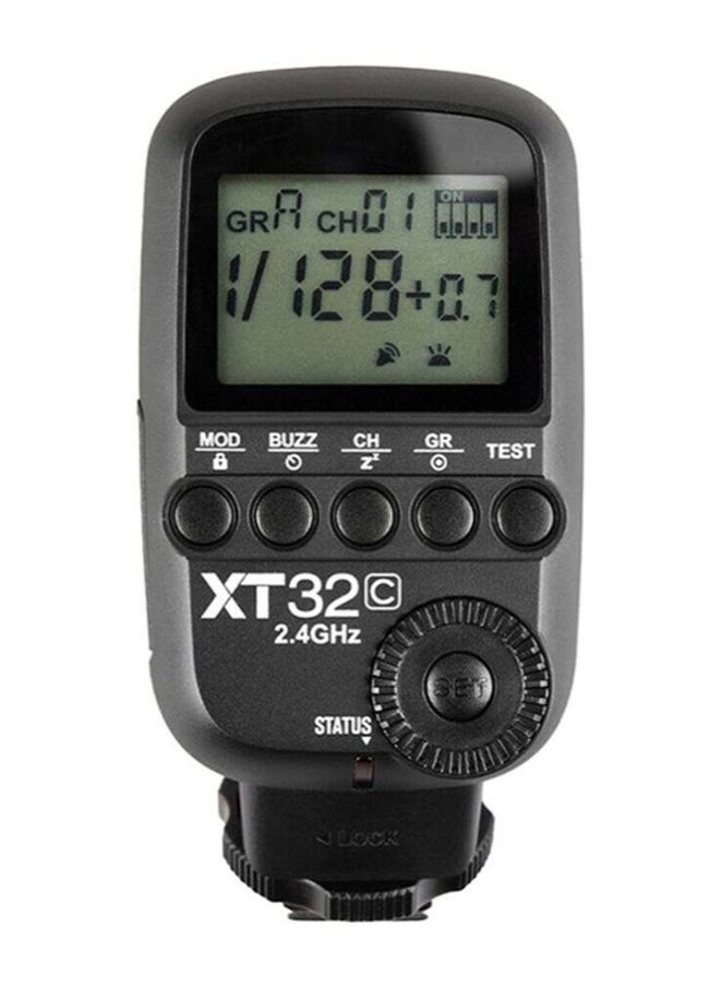 NIBEMINENT Wireless Power-Control Flash Trigger Transmitter For Canon Black  - Image 1
