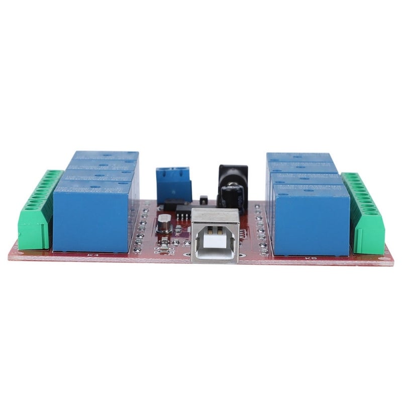 songle Computer USB Control Switch 8-Channel 5V PC Intelligent Control Switch - Square USB Interface for Stable Connection Relay Module for WIN7 XP Systems - Image 3