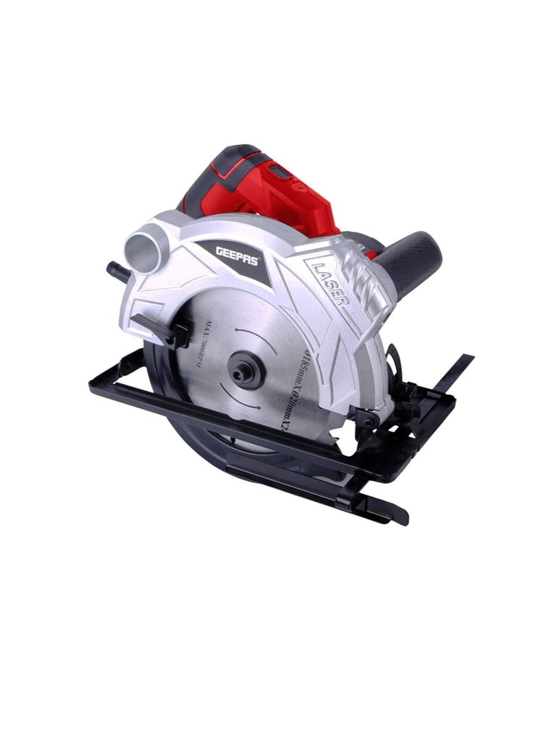 GEEPAS Geepas 1500W Circular Saw, 185 mm, Gcs1500  - Image 1
