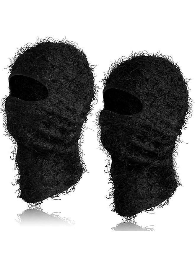 HS - Balaclava Ski Mask, Full Face Mask, Windproof Face Cover Sun UV Protection, Thermal Windproof Winter Scarf, Men Women Outdoor Sport Cycling Cap 2PCS - Image 1