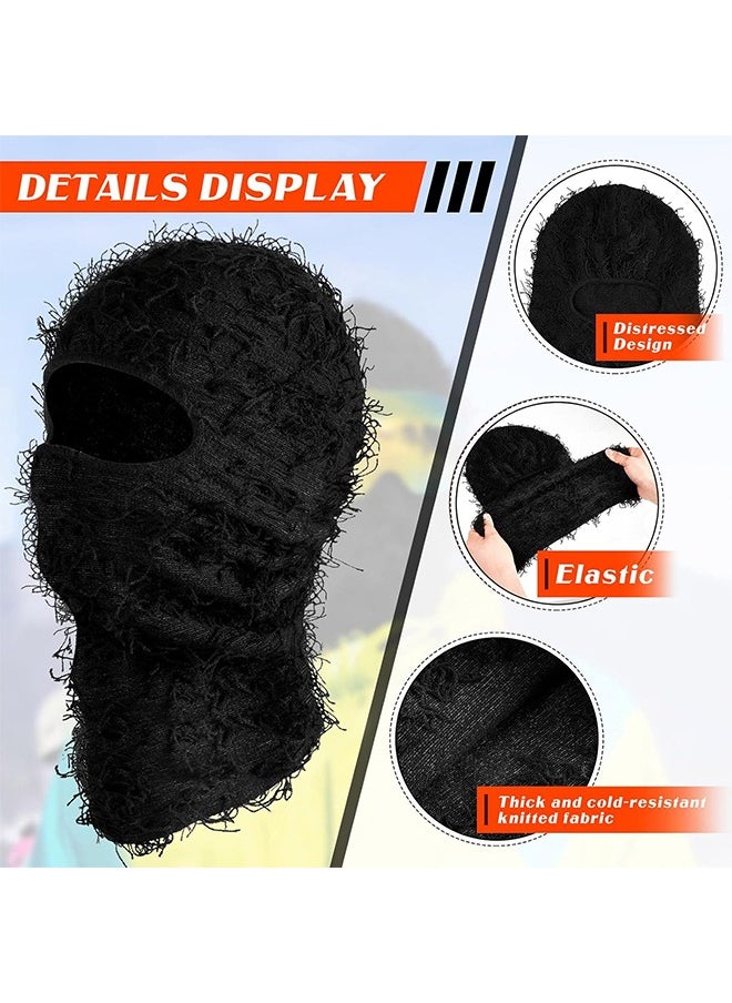 HS - Balaclava Ski Mask, Full Face Mask, Windproof Face Cover Sun UV Protection, Thermal Windproof Winter Scarf, Men Women Outdoor Sport Cycling Cap 2PCS - Image 1