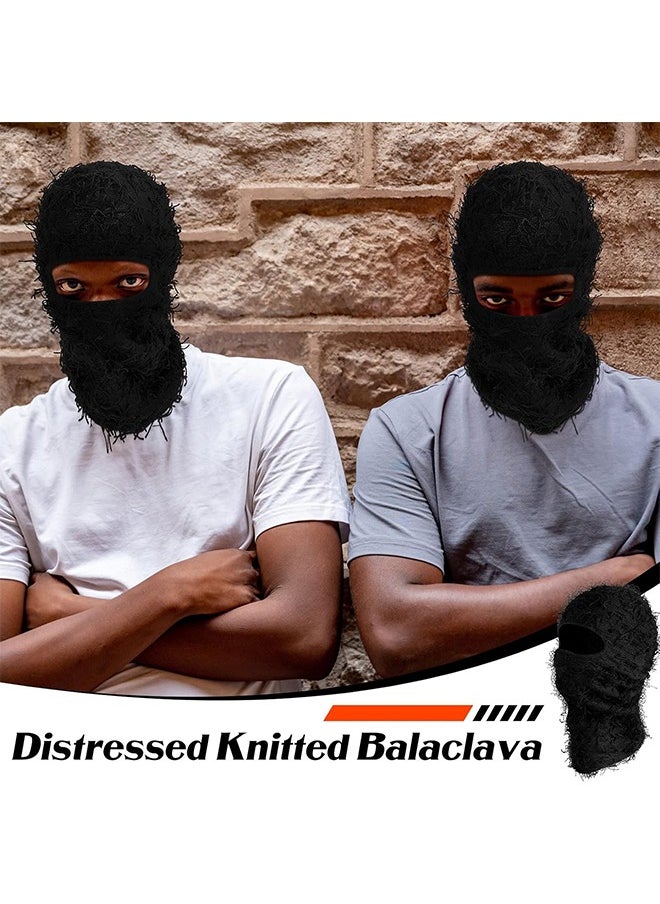 HS - Balaclava Ski Mask, Full Face Mask, Windproof Face Cover Sun UV Protection, Thermal Windproof Winter Scarf, Men Women Outdoor Sport Cycling Cap 2PCS - Image 1