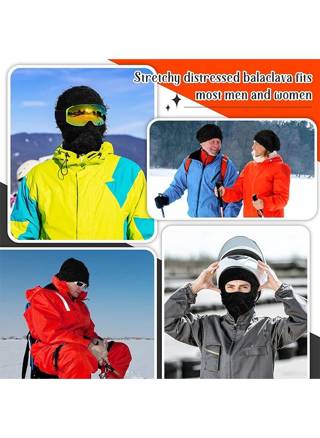 HS - Balaclava Ski Mask, Full Face Mask, Windproof Face Cover Sun UV Protection, Thermal Windproof Winter Scarf, Men Women Outdoor Sport Cycling Cap 2PCS - Image 1