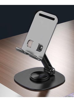 Daytoyz Foldable Phone Stand Holder for Desk - Anti-slip 360 Rotating Aluminum Mobile Phone Holders Cradle Desktop Dock Compatible with Tablet and iPhone 15 14 13 12 11 Pro Max  - Image 3