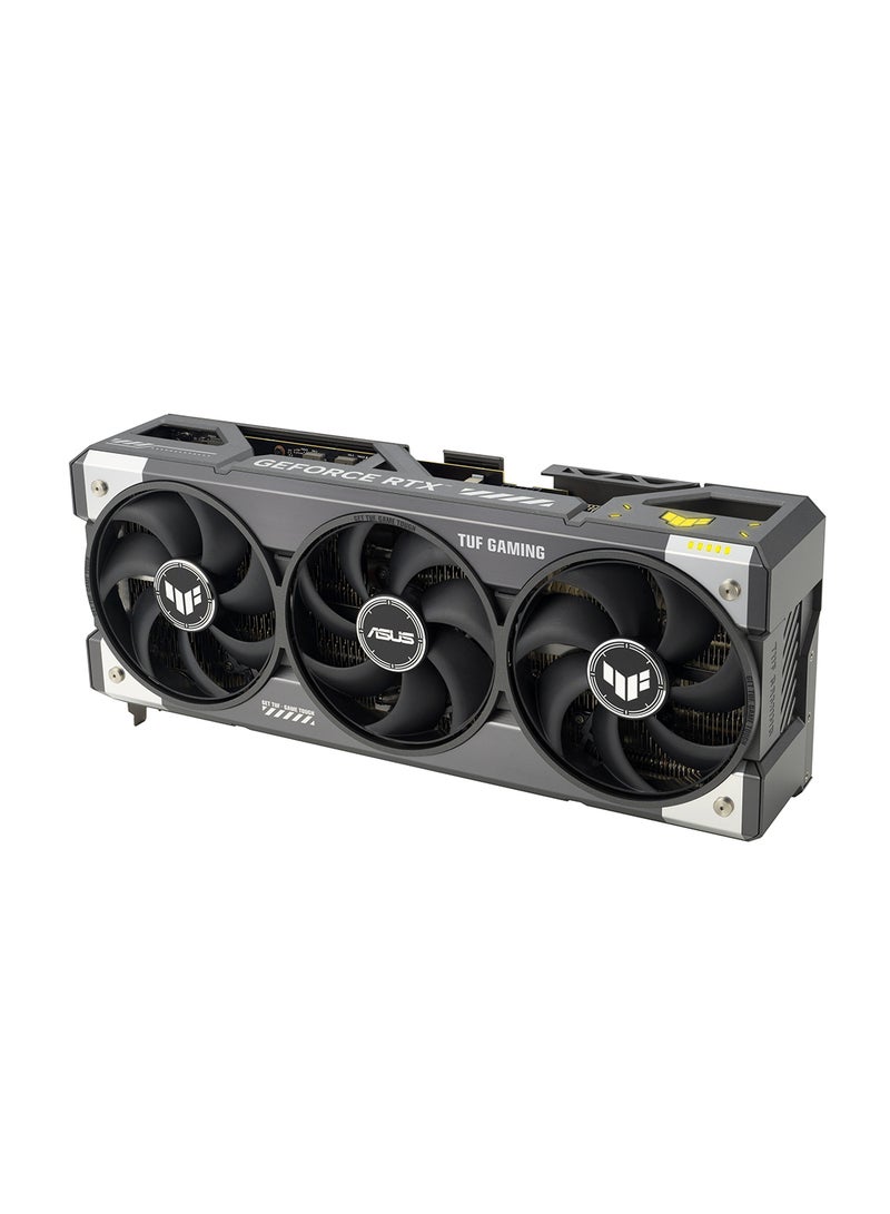 أسوس بطاقة الرسوميات للألعاب TUF RTX 5080 OC Edition بسعة 16 جيجابايت، NVIDIA GeForce RTX 5080، 16 جيجابايت GDDR7، 10752 نواة CUDA، PCIe 5.0، دقة قصوى 7680x4320، 3x DisplayPort 2.1b، 2x HDMI 2.1b، مزود طاقة 850 واط، AURA SYNC RGB، تصميم 3.6 فتحة - Image 2