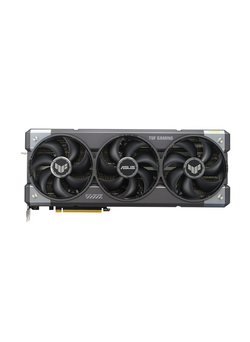 أسوس بطاقة الرسوميات للألعاب TUF RTX 5080 OC Edition بسعة 16 جيجابايت، NVIDIA GeForce RTX 5080، 16 جيجابايت GDDR7، 10752 نواة CUDA، PCIe 5.0، دقة قصوى 7680x4320، 3x DisplayPort 2.1b، 2x HDMI 2.1b، مزود طاقة 850 واط، AURA SYNC RGB، تصميم 3.6 فتحة - Image 4