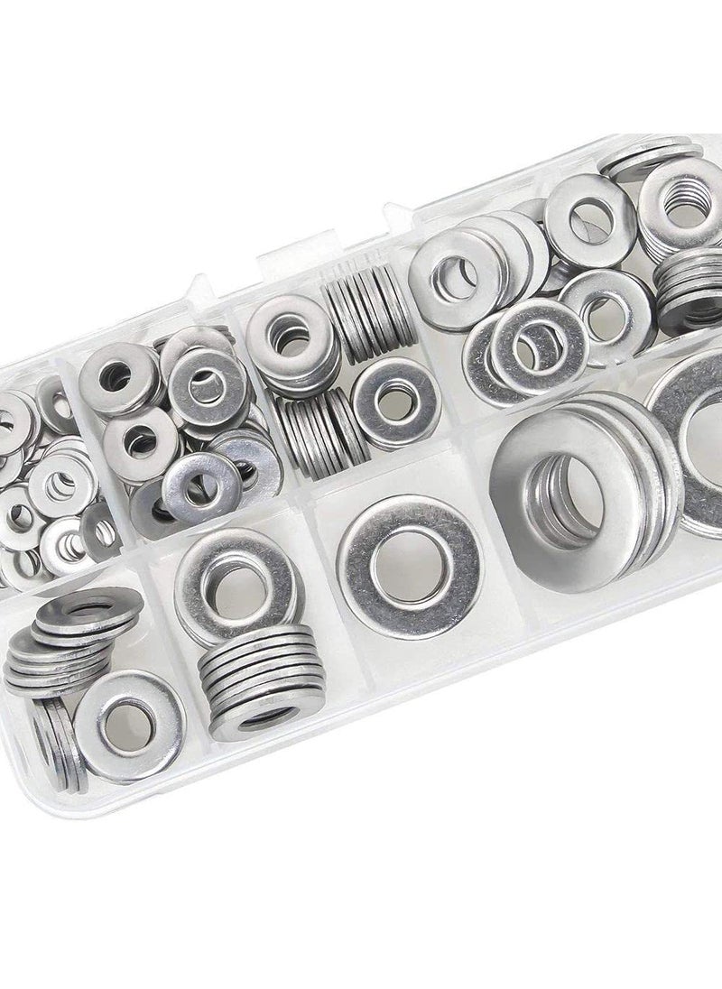 DIY Crafts DIY Crafts CTDIYHI30123 Stainles Steel Metal Form Flat Washer Fit Bolt Screw Repair Kit Tool Stainles Steel Metal Form  - Image 4