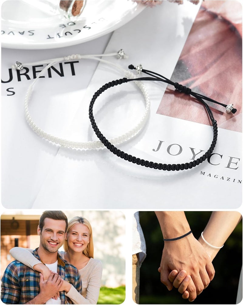Jeka Matching Bracelets for Couples Distance Promise Boyfriend Girlfriend Bf Gf Pulseras para Parejas - Image 4