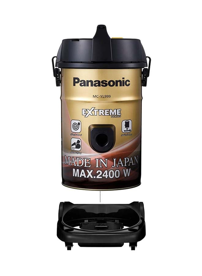 Panasonic Drum Vacuum Cleaner Detachable drum 21 L 2400 W MC-YL999NY47 Black - Image 3
