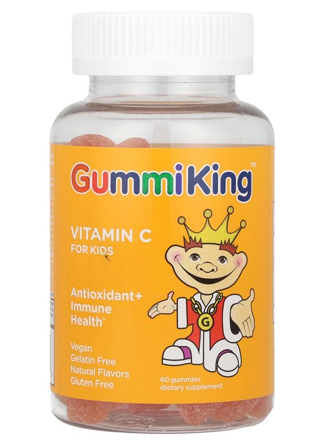 GummiKing Vitamin C for Kids Orange 60 Gummies 