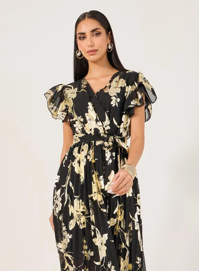 Styli Floral Print Dress