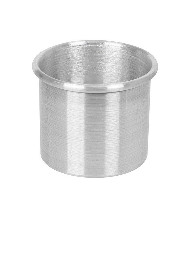 CAKE DECOR Round Aluminum Cake Mould Thali 4 in x 4 inch - Image 1
