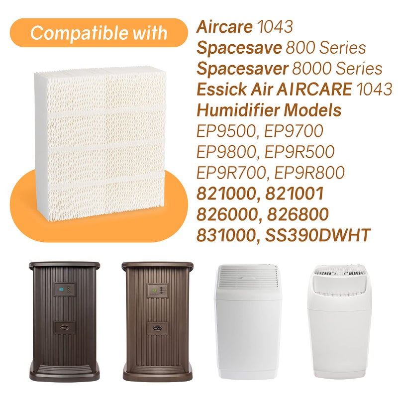 Ximoon 1043 Humidifier Wick Filter Replacement For Essick Air Ep9 Ep9R Ep9500 Ep9700 800821000 826000 826600 826800 826900 831000 Series Humidifiers-1 Pack - Image 3
