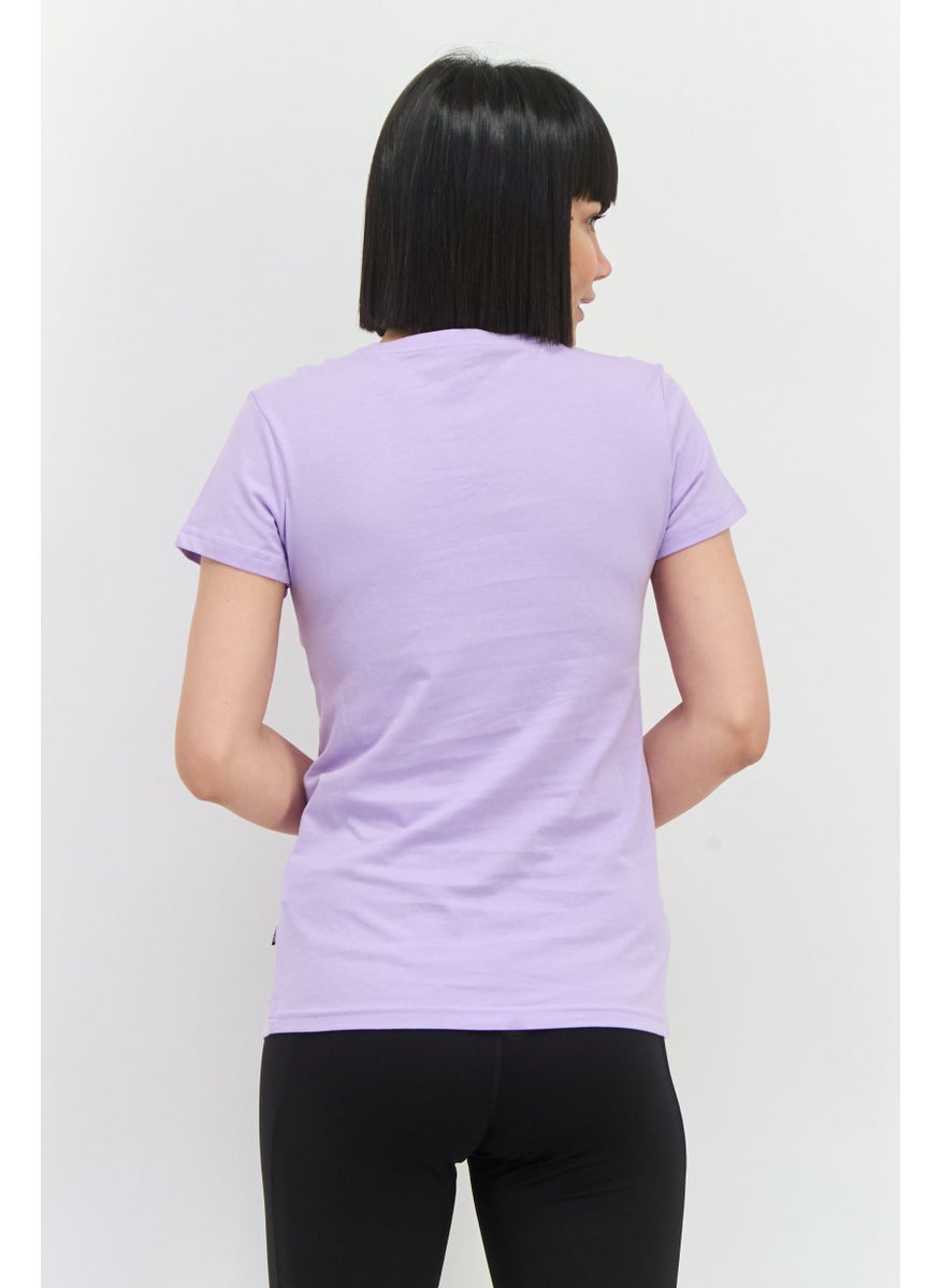 PUMA Women Sportswear Fit Short Sleeve Training Top, Lilac  - Image 3