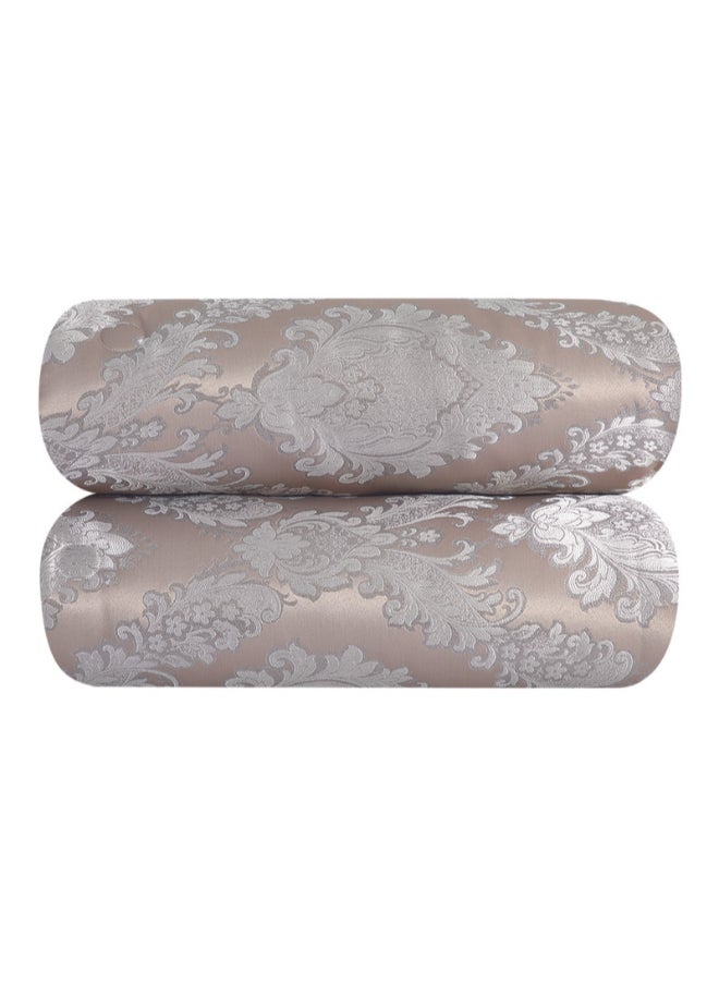 Jacquard Comforter Set With Durable And Soft Fabric Heavy Filling And A Design That Satisfies All Tastes 8 Pieces King Size