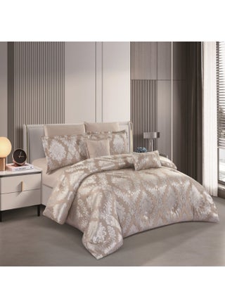 Jacquard Comforter Set With Durable And Soft Fabric Heavy Filling And A Design That Satisfies All Tastes 8 Pieces King Size - pzsku/ZE2761A43CB79C468656BZ/45/_/1729694970/136f989c-21c3-44a4-ab24-29b46cc47b9e