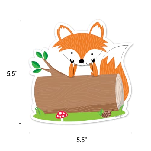 Creative Teaching Press CTP Woodland Friends 6" Designer Cut-Outs, Bulletin Board Décor, Set of 36, 6” Each (Creative Teaching Press 6099) - Image 3