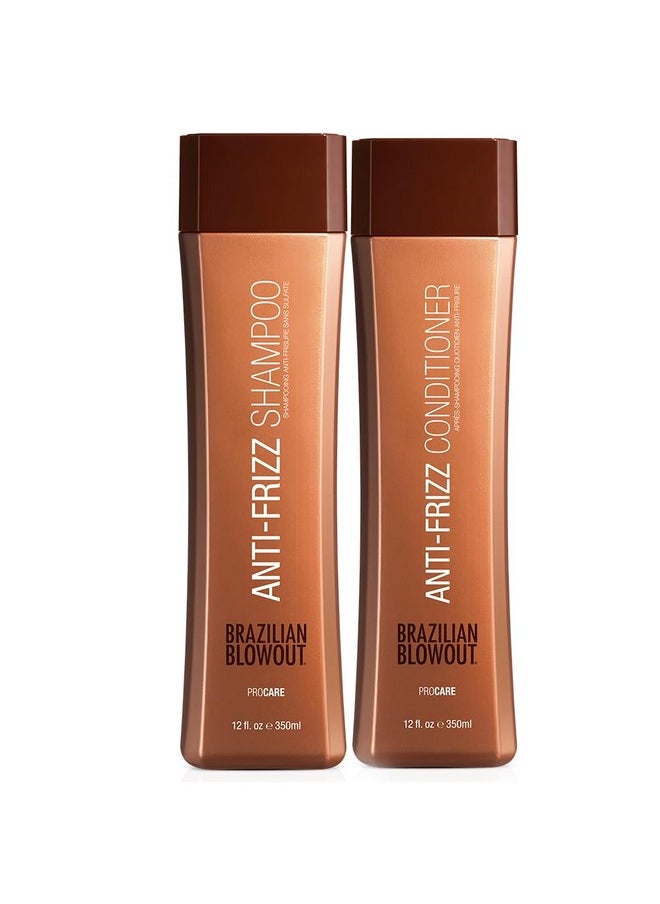 Brazilian Blowout Brazilian Blowout Anti-Frizz Shampoo & Conditioner,2 count (Pack of 1)  - Image 1