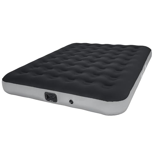 Coleman River Gorge 95 Queen Airbed Builtin Battery Air Pump Inflatable Mattress Puncture Guard Durable Design All Terrain IndoorOutdoor - Image 1