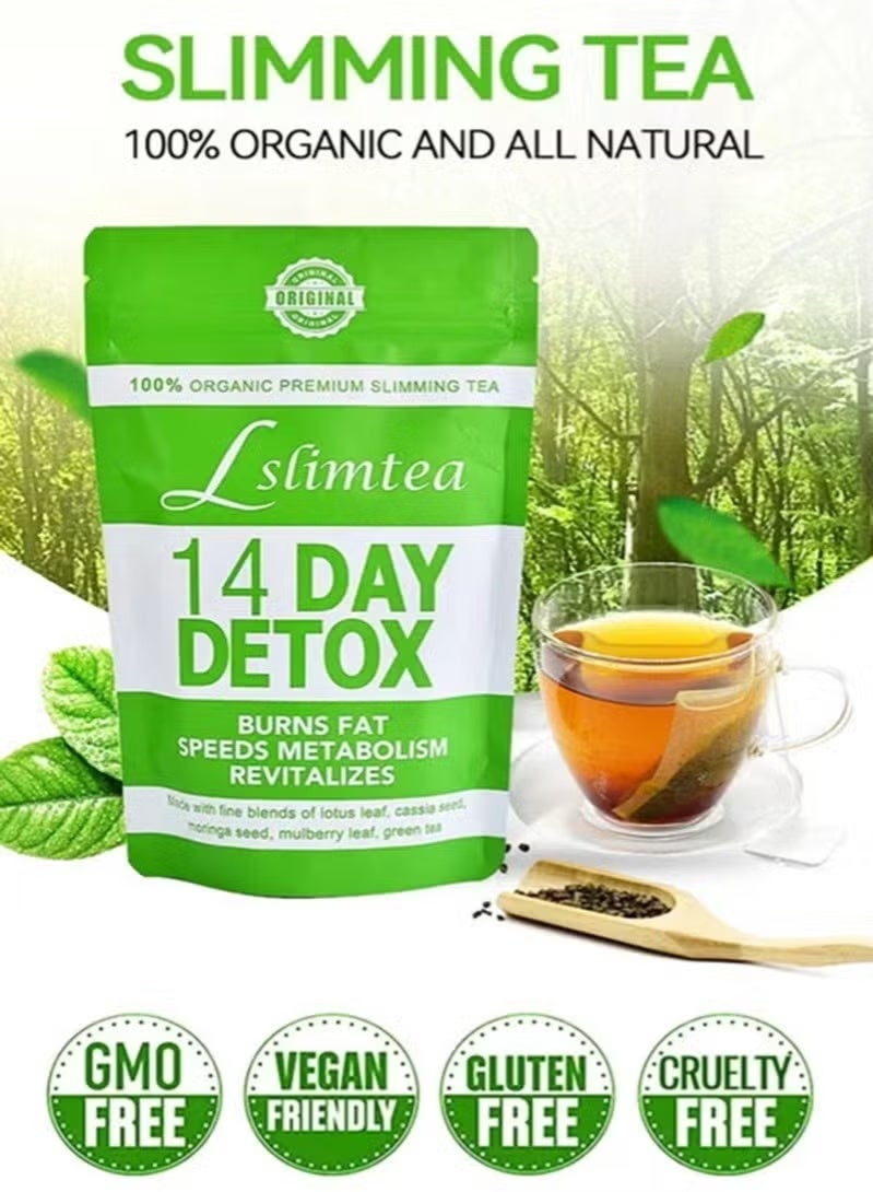 Wins Town Detox Tummy Tea Bags Support Healthy Digestive And Metabolism 14 Bags - Image 1