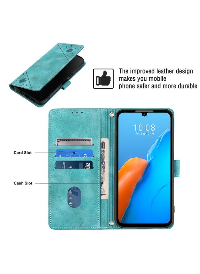 اس-توب جراب لهاتف Infinix Note 20 X676C مصنوع من الجلد المنقوش بملمس الجلد - Image 4