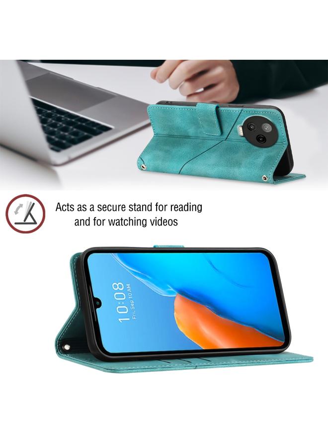 اس-توب جراب لهاتف Infinix Note 20 X676C مصنوع من الجلد المنقوش بملمس الجلد - Image 5