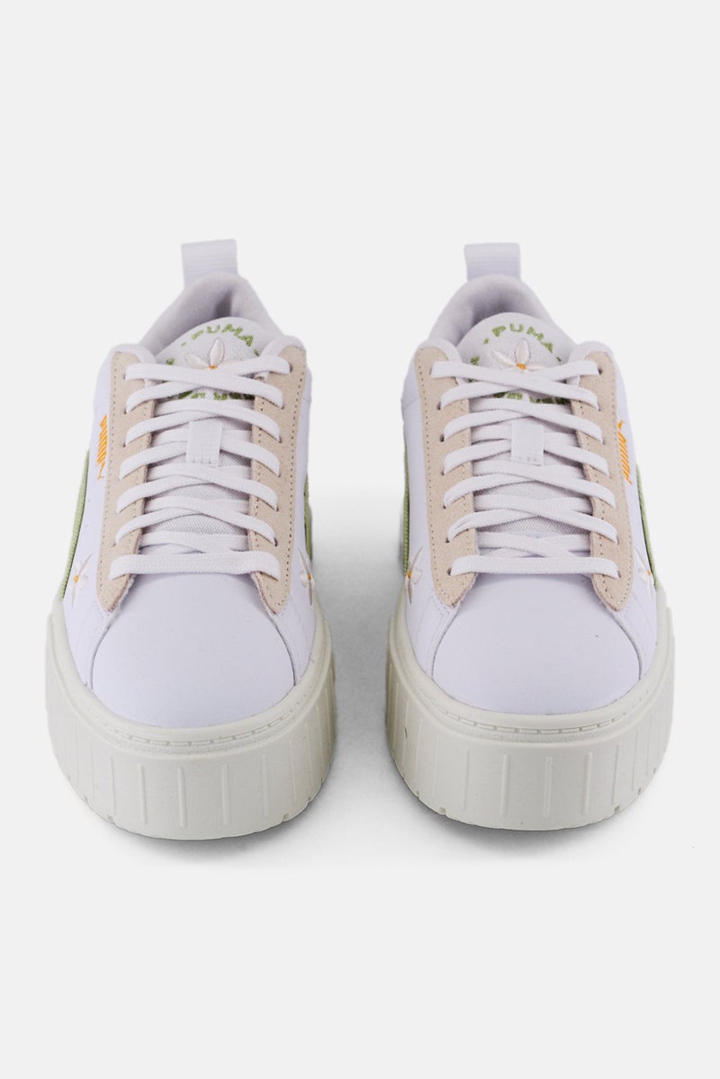 PUMA Women Mayze Embroidery Lace Up Outdoor, White  - Image 4