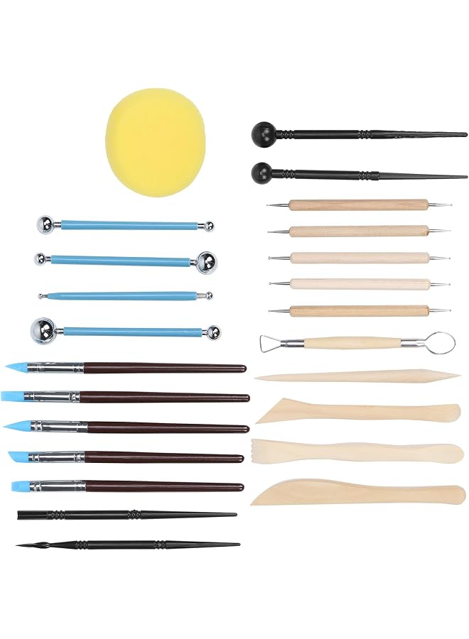 S-TOP Soft Clay Carving Knife, Multiâ€‘purpose Pottery Accessories Polymer Clay Sculpting Tools Polymer Clay Modeling Pottery Tools Texture Painting for Sculpting - Image 1