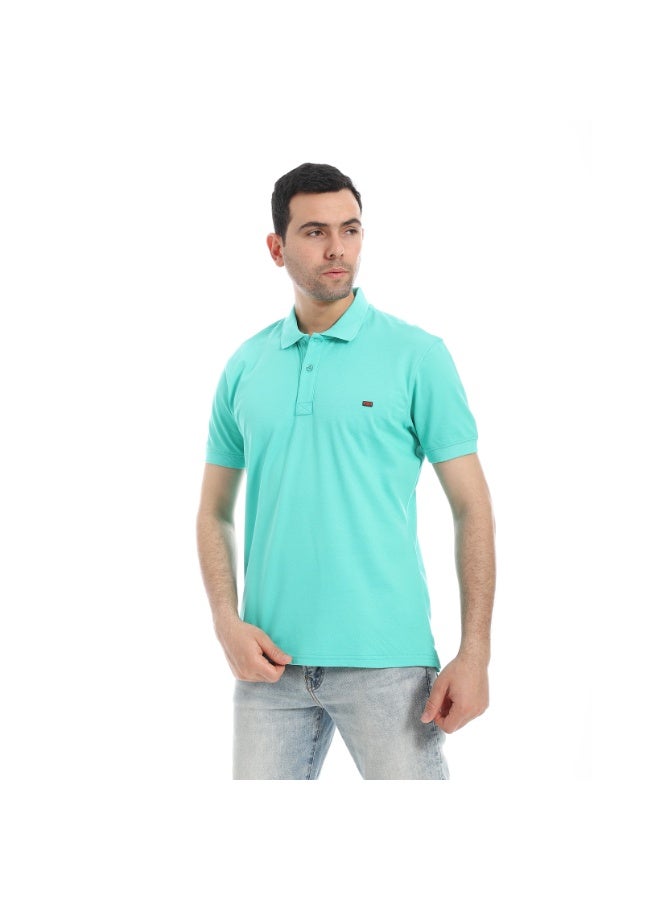 REDCOTTON Classic Fit Polo Shirt - Aqua  - Image 2