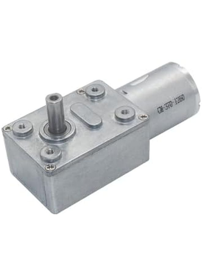 GTPBAO Turner Synchronous JGY370 Worm Gear Motor 6V 12V 24V Self Locking DC Motor 0.6 6 50 RPM Size 237PRM6V - Image 1