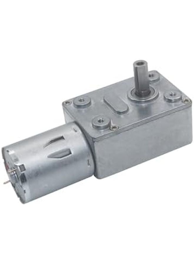 GTPBAO Turner Synchronous JGY370 Worm Gear Motor 6V 12V 24V Self Locking DC Motor 0.6 6 50 RPM Size 237PRM6V - Image 5
