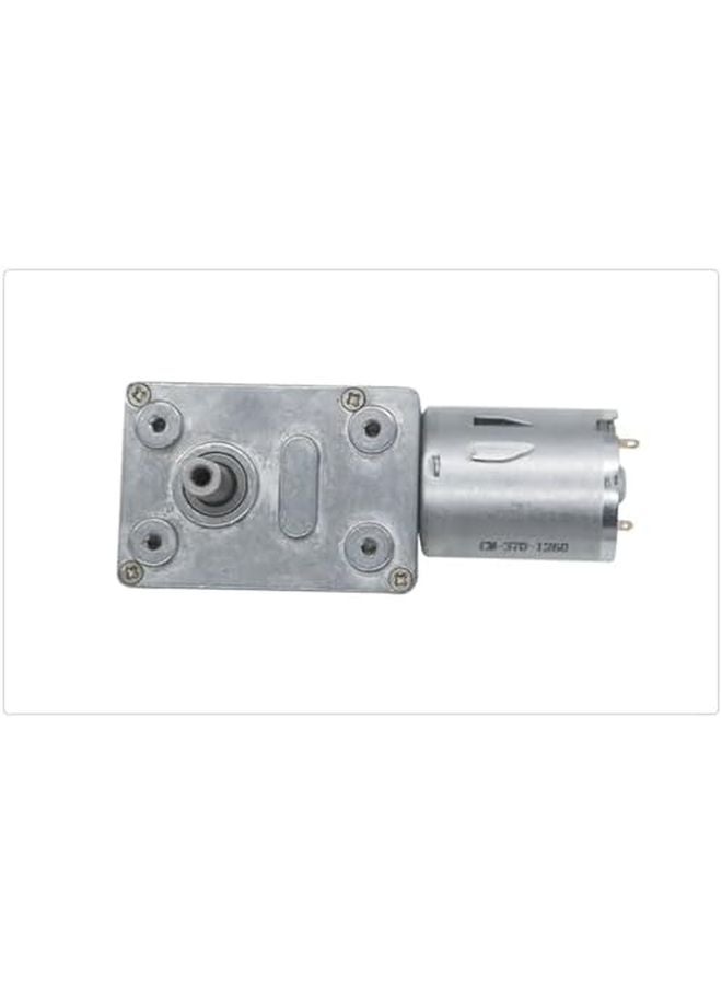GTPBAO Turner Synchronous JGY370 Worm Gear Motor 6V 12V 24V Self Locking DC Motor 0.6 6 50 RPM Size 237PRM6V - Image 3