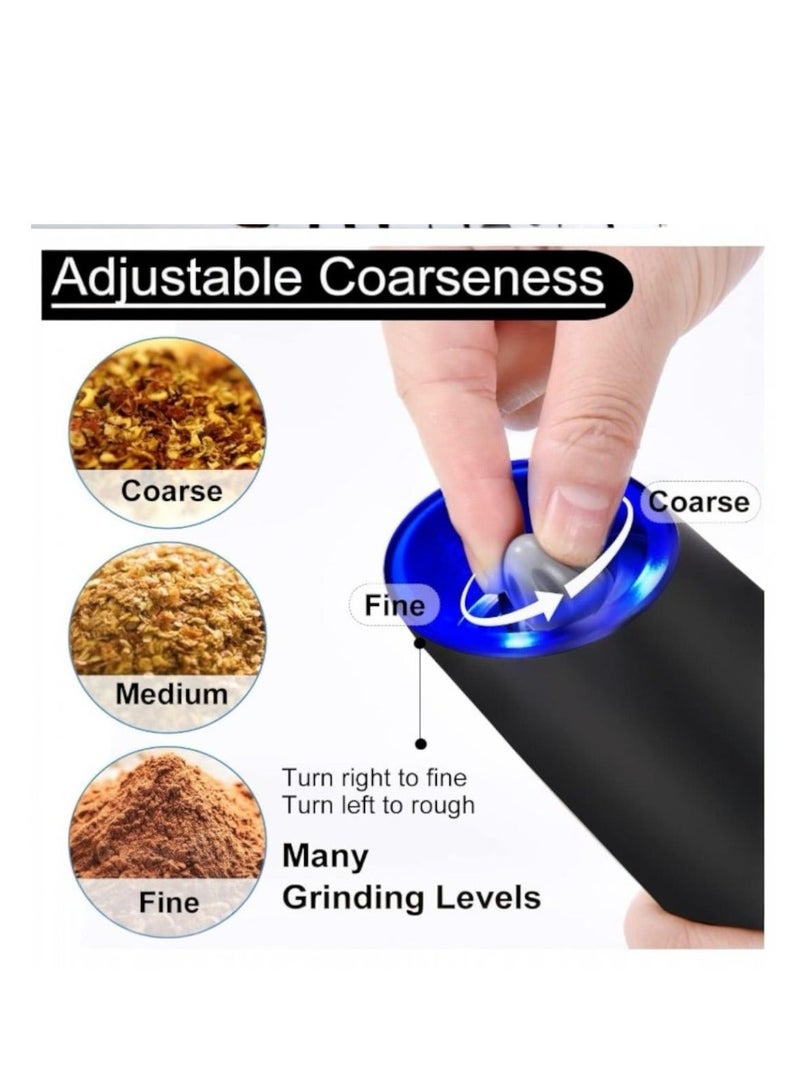 دينكس مطحنة الملح والتوابل تعمل بالبطارية، خفيفة وأنيقة وممتازة للاستخدام - Image 3