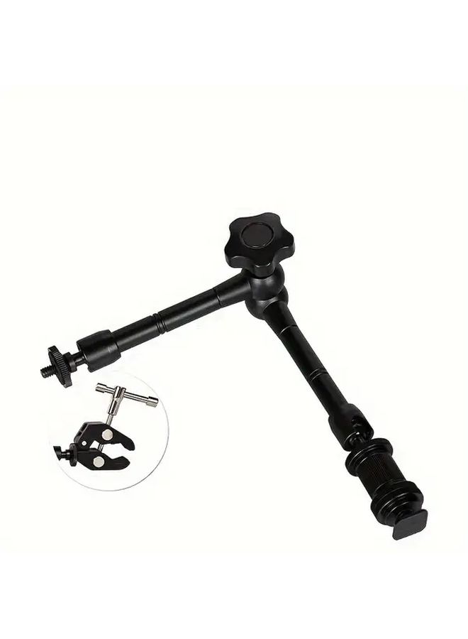 11 Inch Aluminum Alloy Articulating Magic Arm 360 Rotating Mount Rust Resistant Secure Grip - Image 3