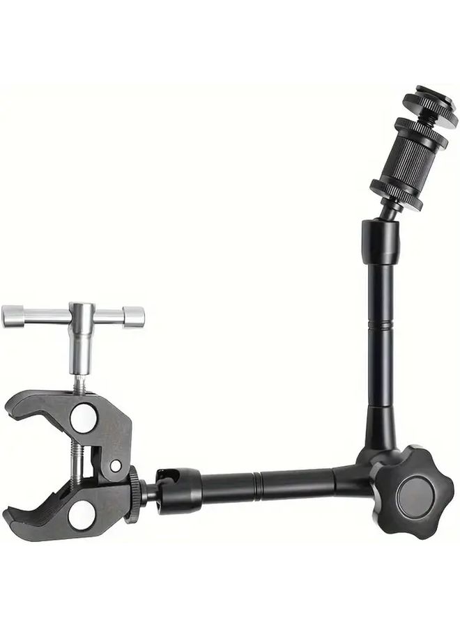 11 Inch Aluminum Alloy Articulating Magic Arm 360 Rotating Mount Rust Resistant Secure Grip - Image 1