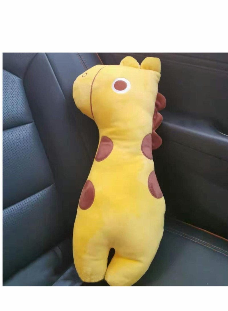 Excefore Seatbelt Pillow for Kids, Car Pillow Seat Belt Cushion Kids Seatbelt Pillow, Seat Belt Covers Child Car Seat Head Rest Support Shoulder Pad, Plush Soft Seat Strap Car Pillows Adjuster Holder - Image 2