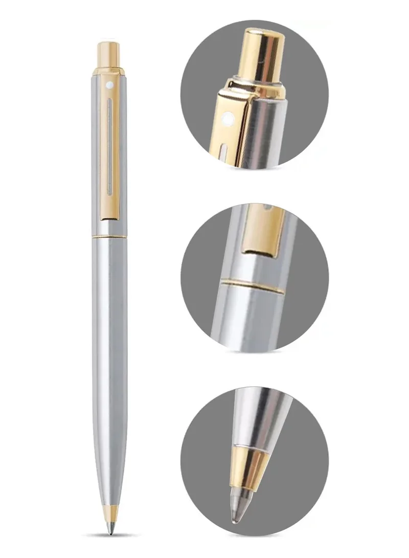 شيفر قلم حبر جاف Sheaffer® Sentinel 325 من الكروم المصقول مع زخرفة ذهبية اللون