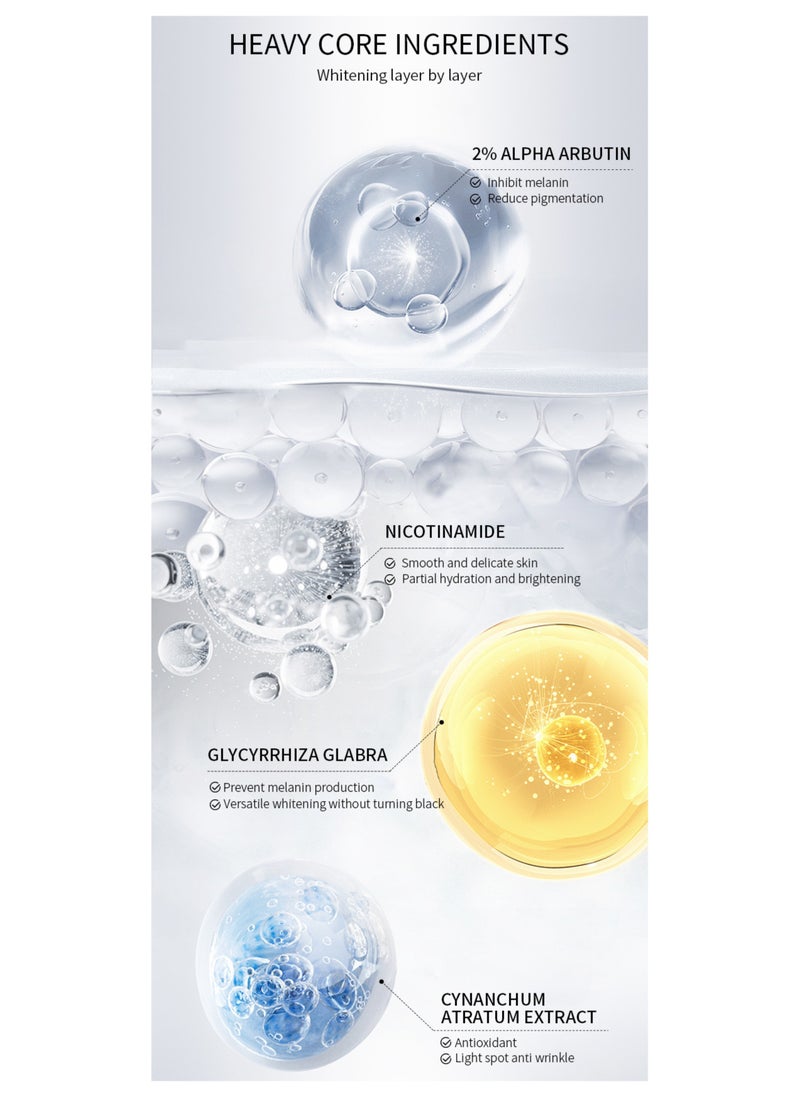 Fearlex Organic Glow Deep Serum with 68% Rice & 2% Alpha-Arbutin | Face Serum to Brighten Complexion, Fade Dark Spots and Boost Skin Health  - Image 5