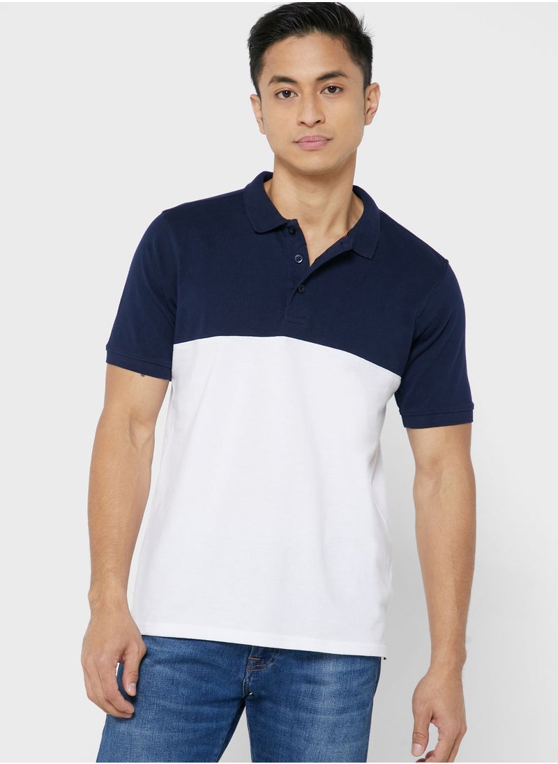 Seventy Five - Cut And Sew Polo Shirt - Image 1