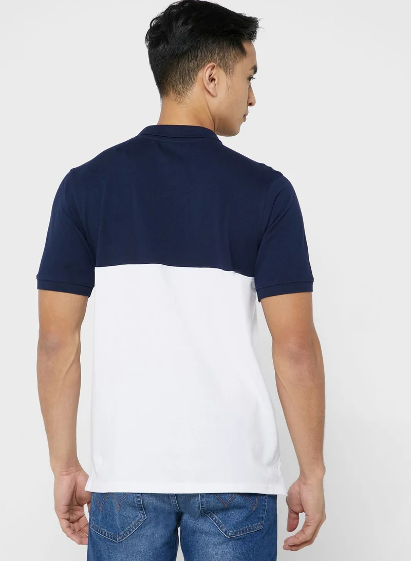 Seventy Five Cut And Sew Polo Shirt