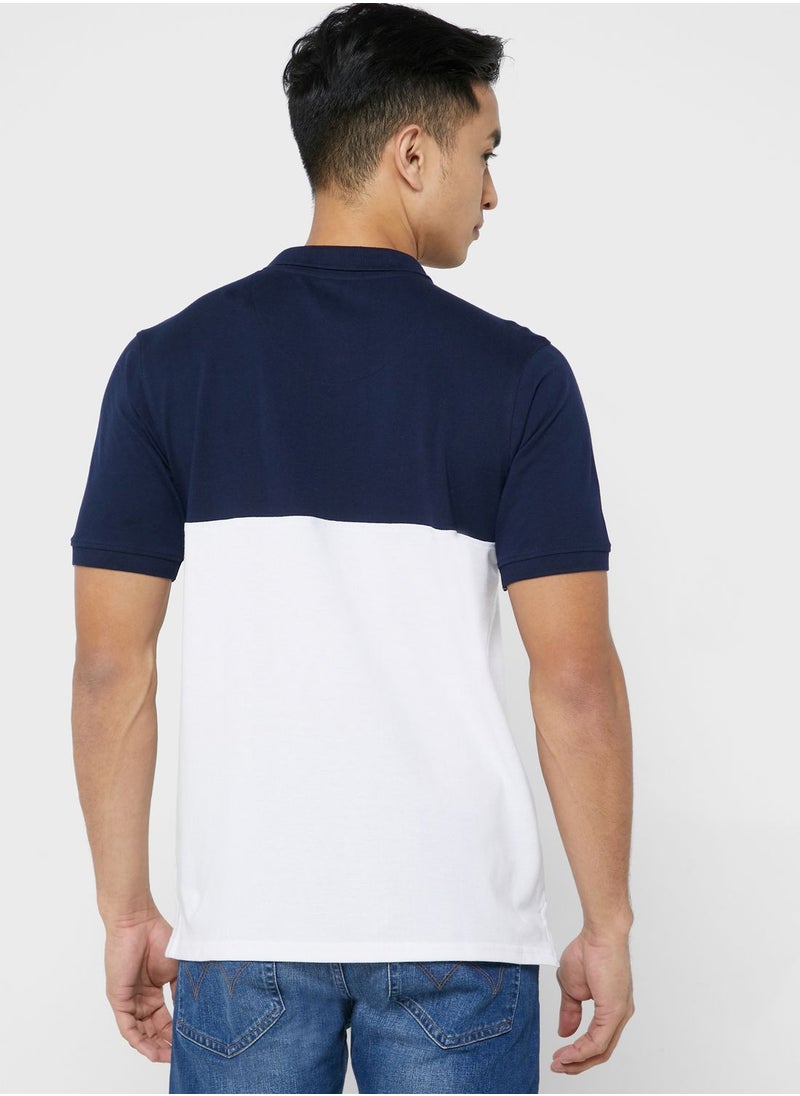 Seventy Five - Cut And Sew Polo Shirt - Image 1