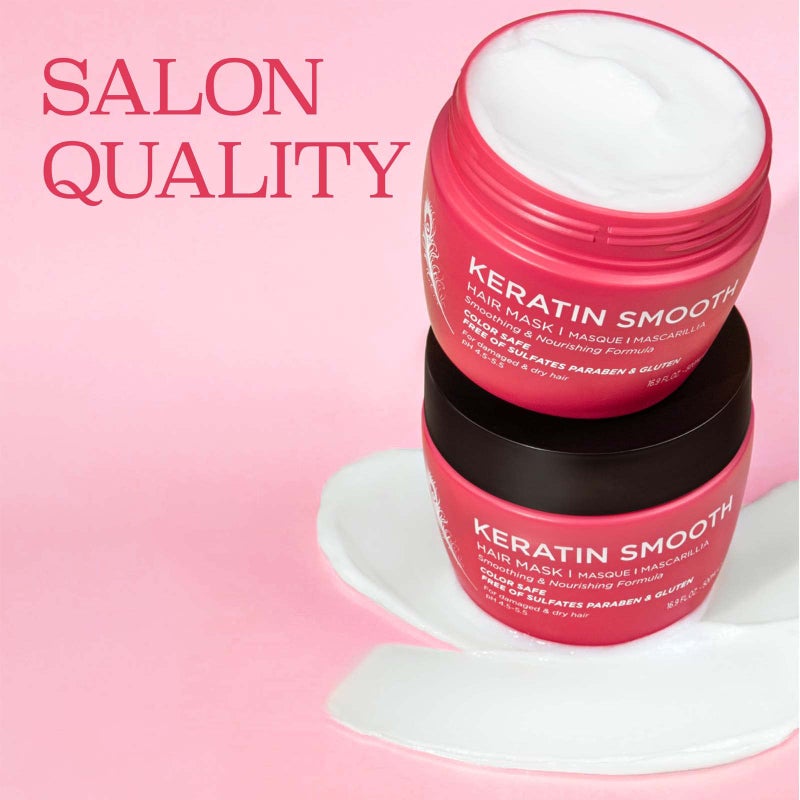 L LUSETA Luseta Keratin Smooth Hair Mask Hydrating & Nourishing for Dry Damaged Hair 16.9 oz - Image 3