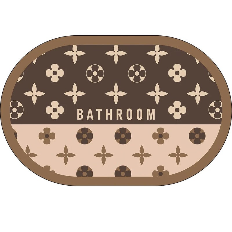 Y&D Antislip Quick Dry Diatomite Bath Mat, Cartoon Foldable Absorbent Floor Mat for Bathroom, Kids & Adults - Image 4