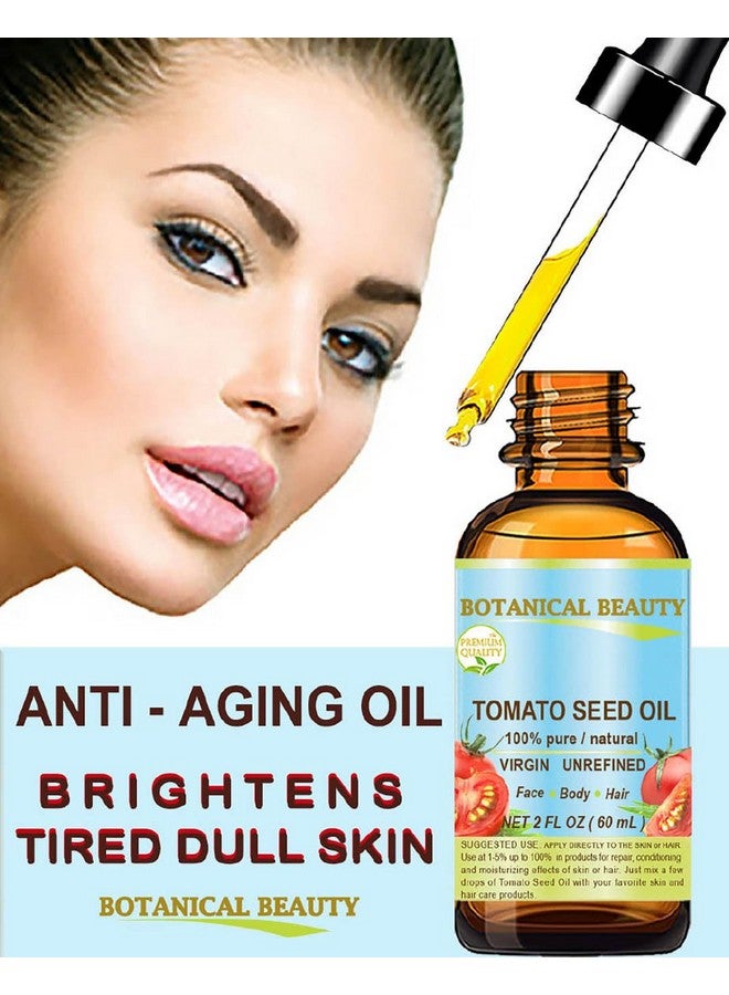 Botanical Beauty Tomato Seed Oil 100% Pure Natural Virgin Unrefined Coldpressed Carrier Oil 0.33 Fl Oz 10 Ml For Face Skin Body Hair Lip Nails. Rich In Vitamin E Lycopene By Botanical Beauty - Image 5