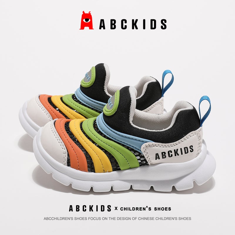 Abckids Caterpillar Children'S Shoes 2025 Baby Toddler Shoes Children'S Mesh Breathable Soft Sole Mesh Shoes - Image 5