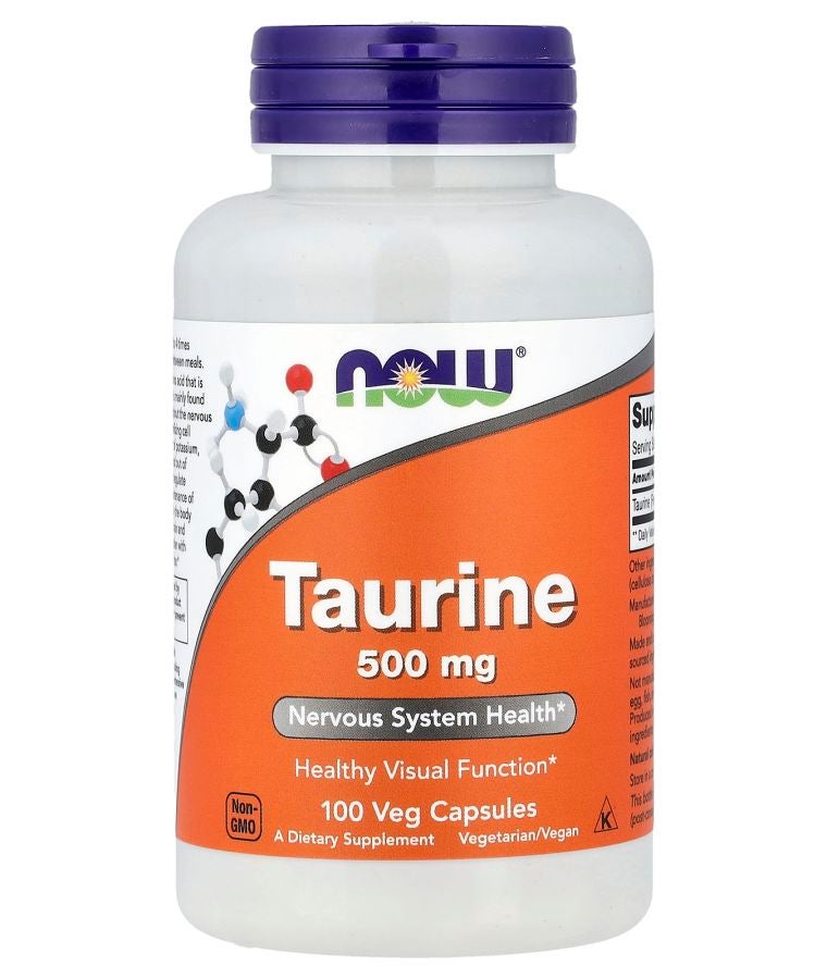 Taurine 500 mg 100 Veg Capsules