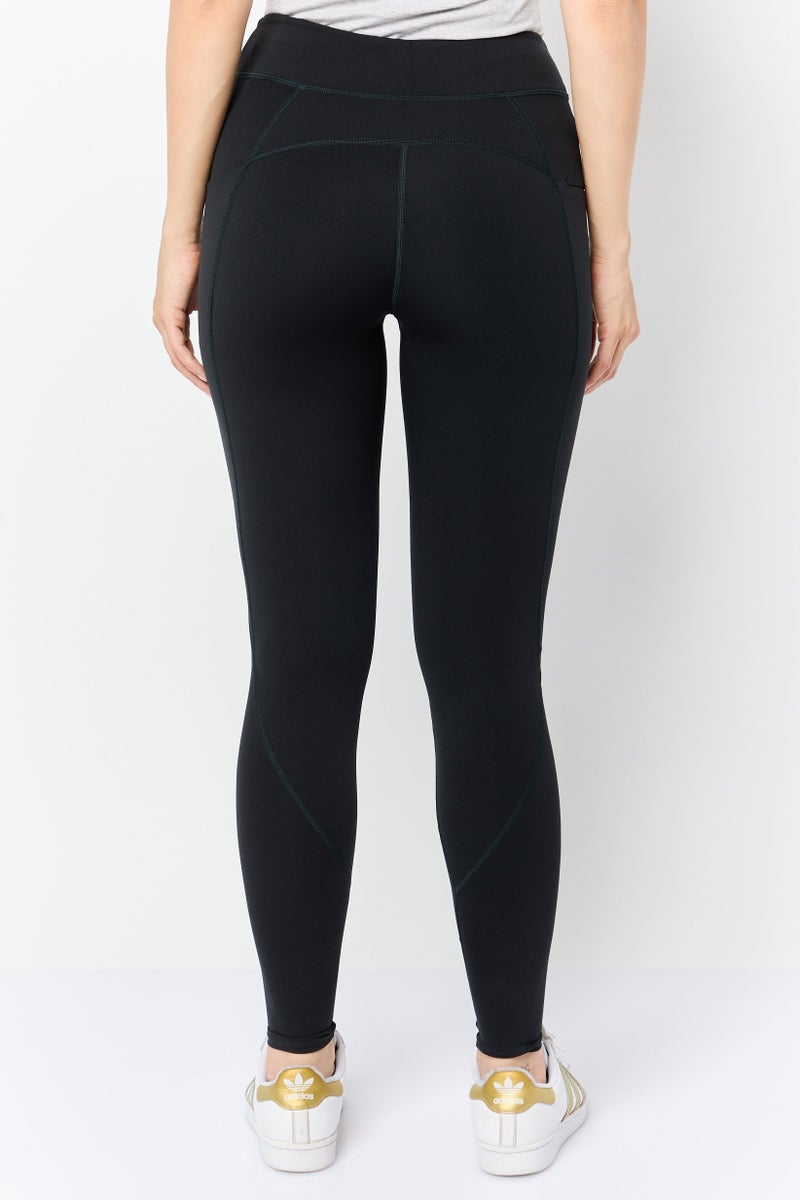 Hoka  leggings رياضية نسائية مناسبة للتدريب، سوداء - Image 4