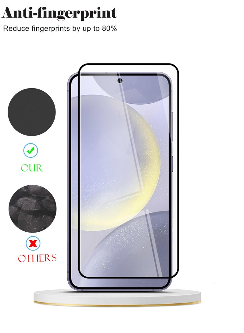 Techie Full Cover 10H Hardness HD Tempered Glass Screen Protector for Samsung Galaxy S24 Plus 2024 - Anti-Scratch, Anti-Fingerprint, and Bubbles Free Technology - Image 2